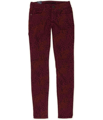Bullhead Denim Co. Leopard Print Tapered Skinny Jeans
