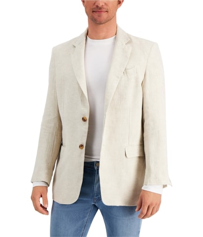 Linen Two Button Blazer Jacket