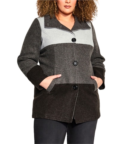 Back button detail Fleece Jacket