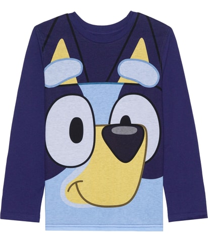 Hybrid Bluey Face Graphic T-Shirt