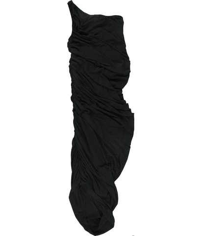 Side Ruched Solid Bodycon Dress