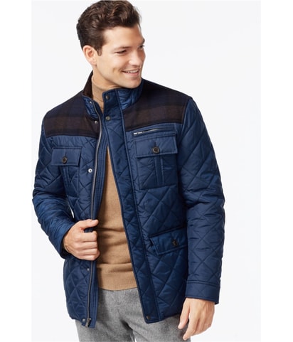 Collared Neck Quilted Jacket