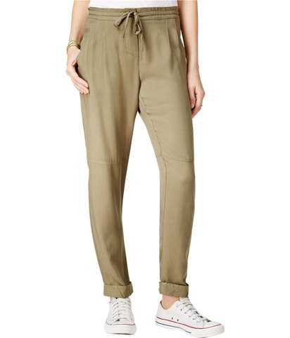 Ruffled Straight Leg Casual Pants