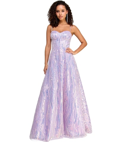 Say Yes to the Prom Strap Sweetheart Neckline Prom Dress Gown Corset Dress