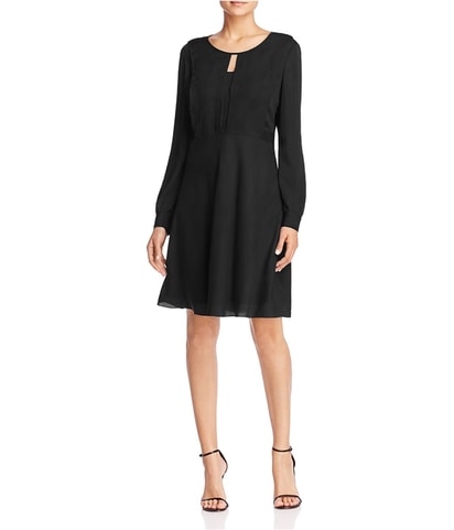 Solid A-line Dress