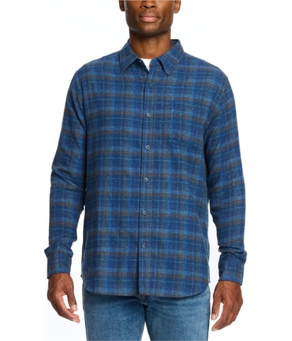 Plaid Flannel Button Up Shirt