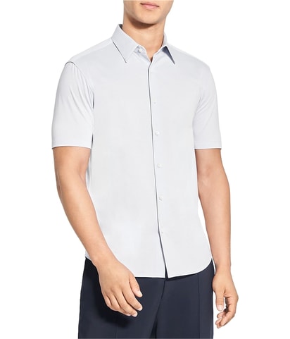 Solid Button Up Shirt
