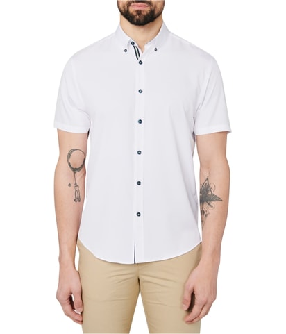 Society of Threads Non Iron Performance Stretch Button Up Shirt