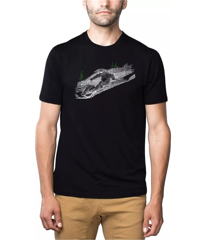 Skiing Graphic T-Shirt