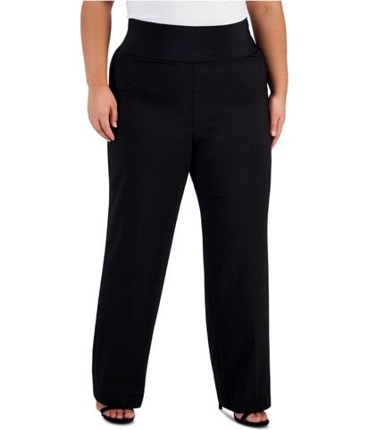 Pull-On Wide Leg Casual Pants
