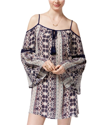 Crochet-Trimmed Shift Dress