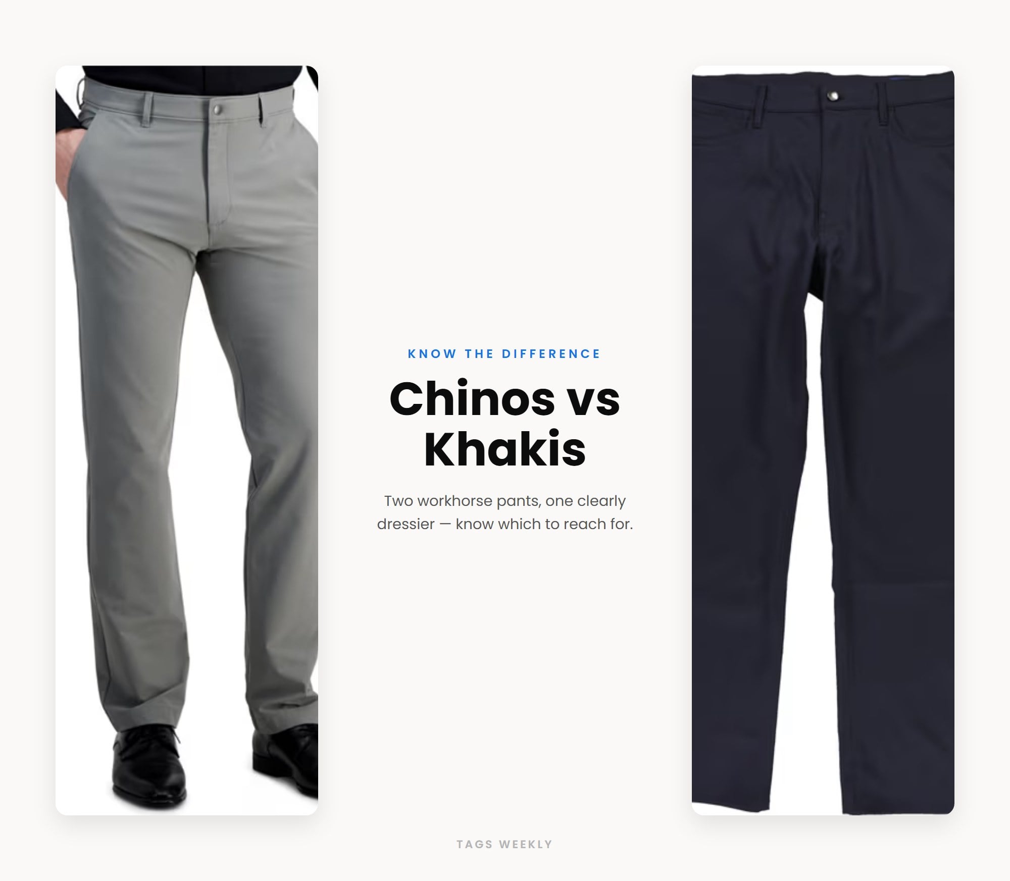 Chinos vs Khakis: What's the Real Difference?