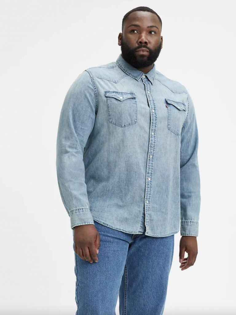 mad-looking-dapper-in-denim-shirt-and-pants 
