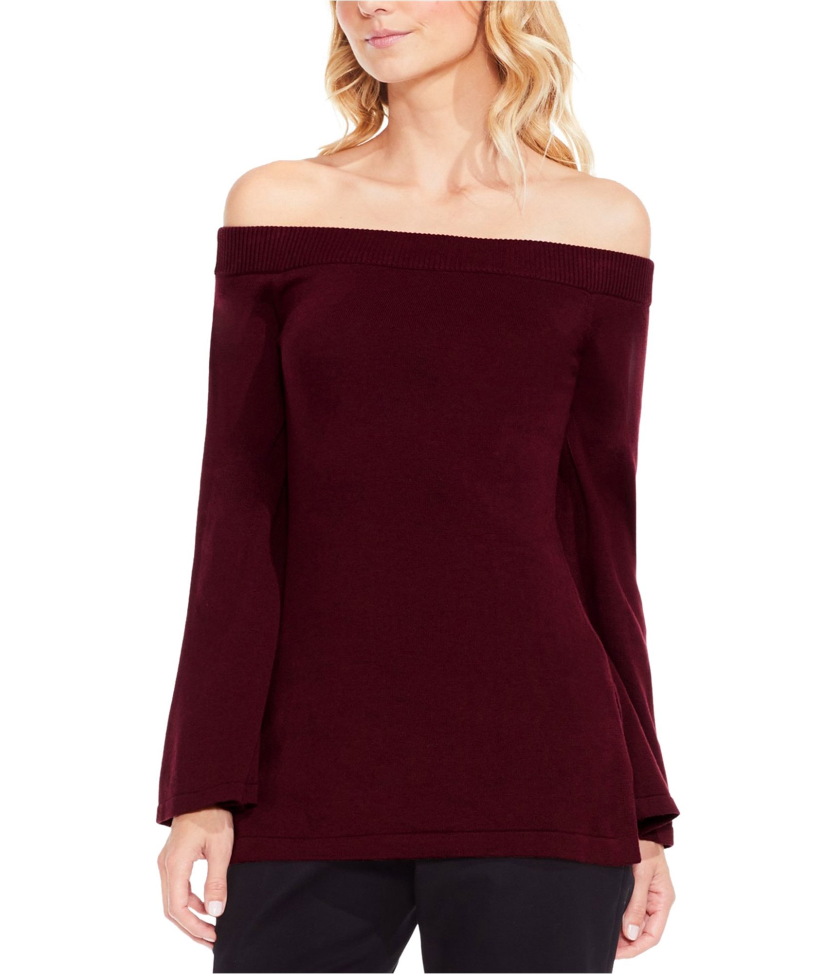 model-wearing-an-off-the-shoulder-sweater-top