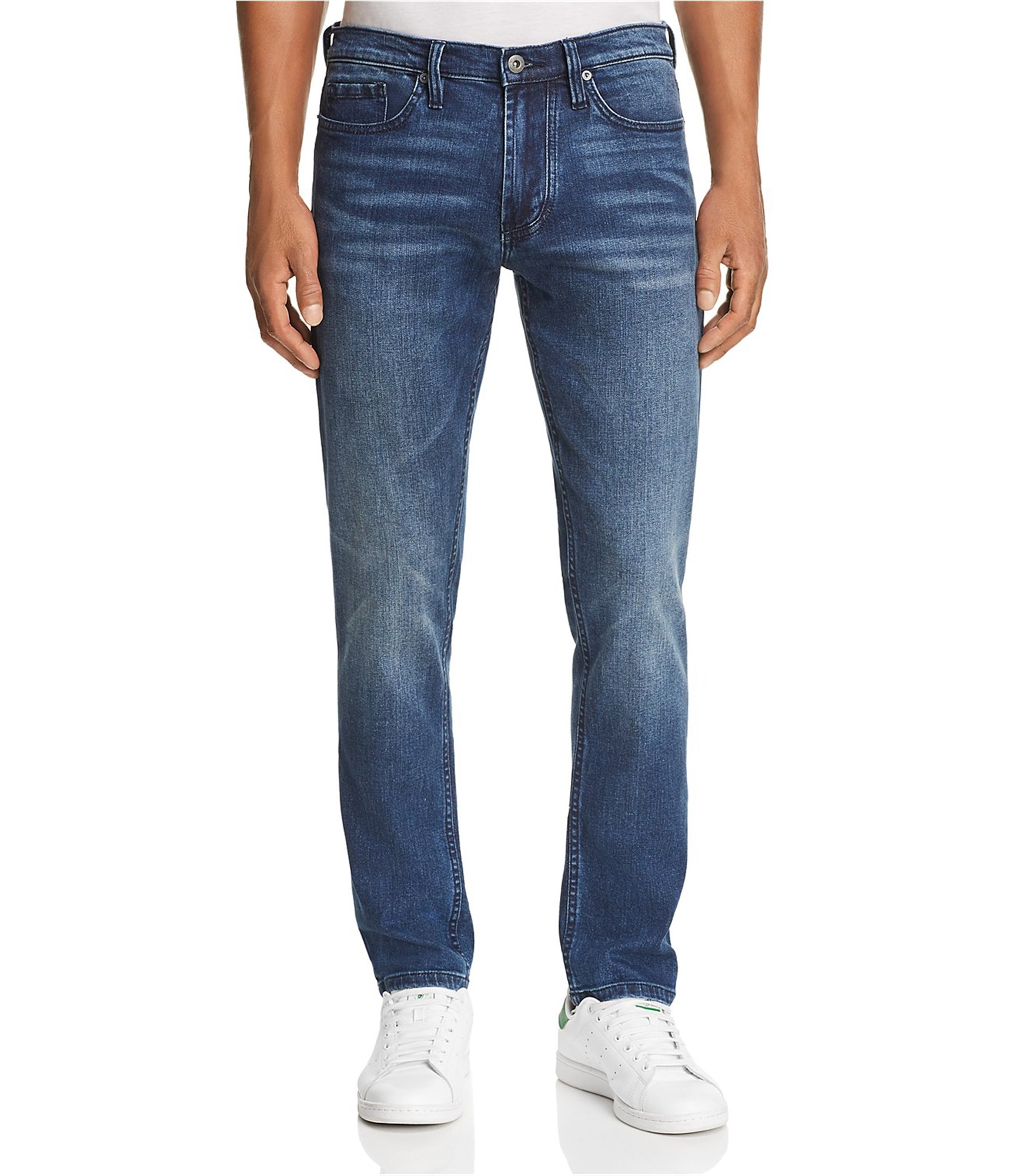 Man-wearing-men's-Horatio-skinny-fit-jeans