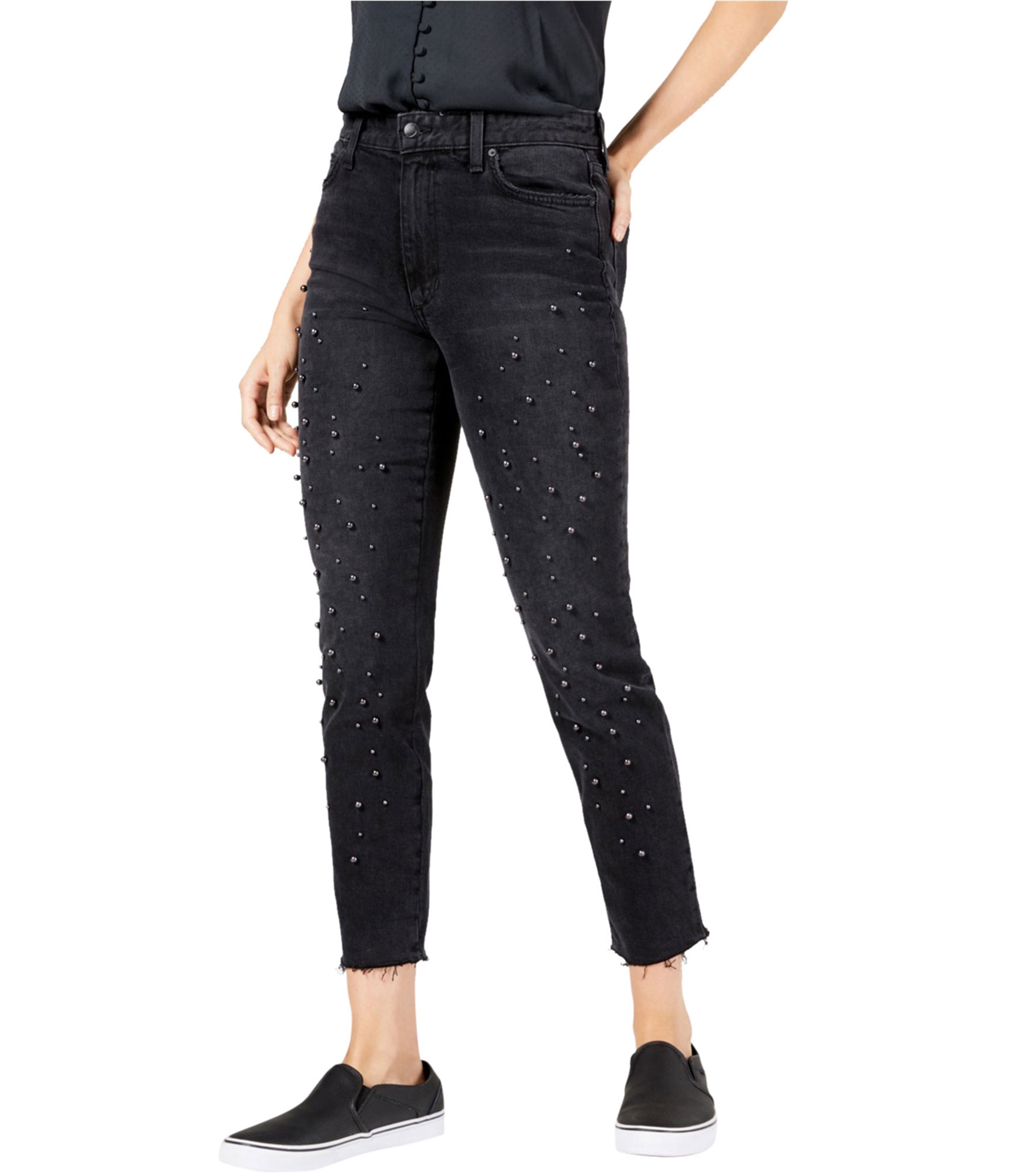 Girl-wearing-joe-s-womens-the-smith-straight-leg-jeans