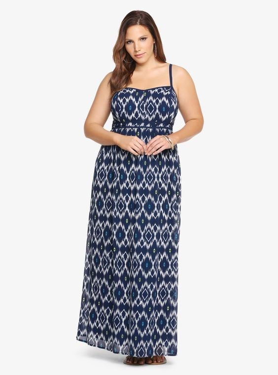 Ikat Maxi Dress