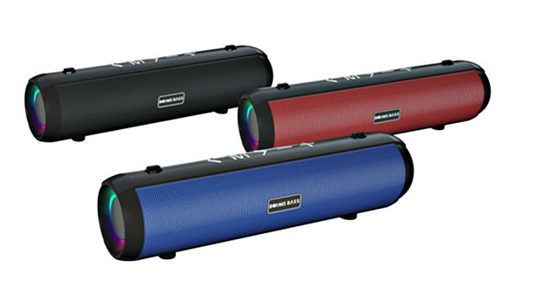 Portable wireless mini speakers with USB port