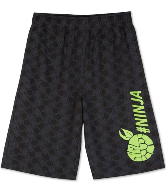 Nickelodeon TMNT #NINJA Athletic Workout Shorts