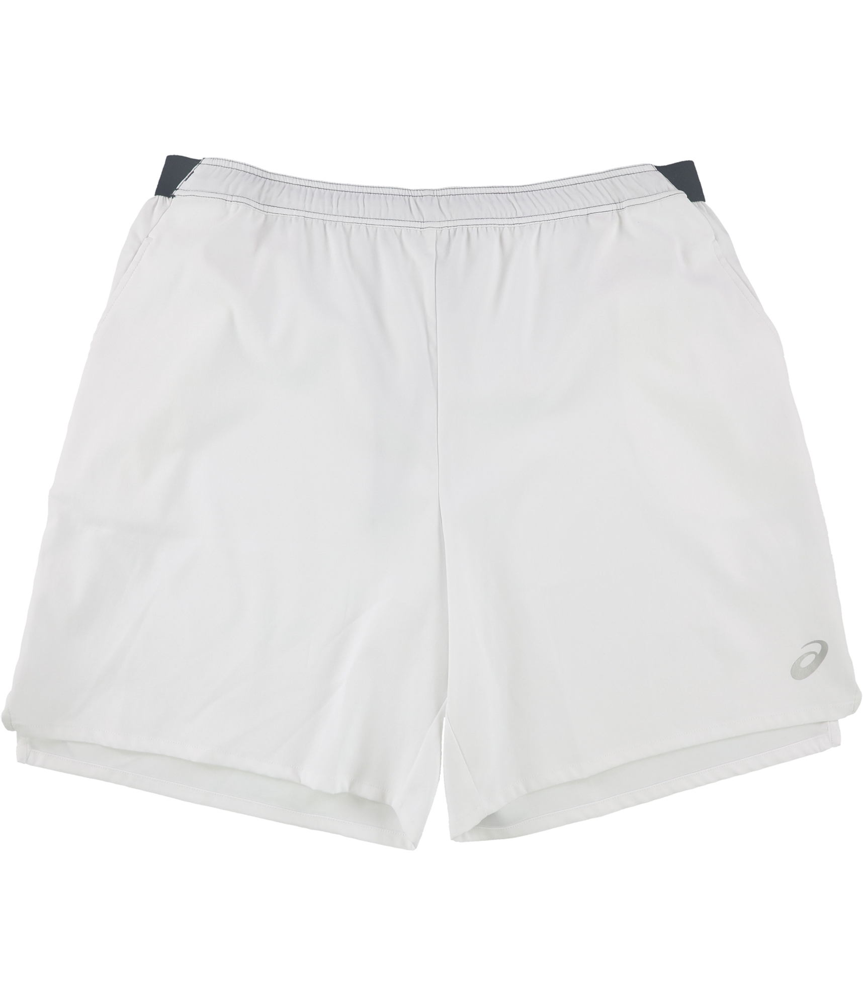 Two-tone-elastic-waist-running-shorts