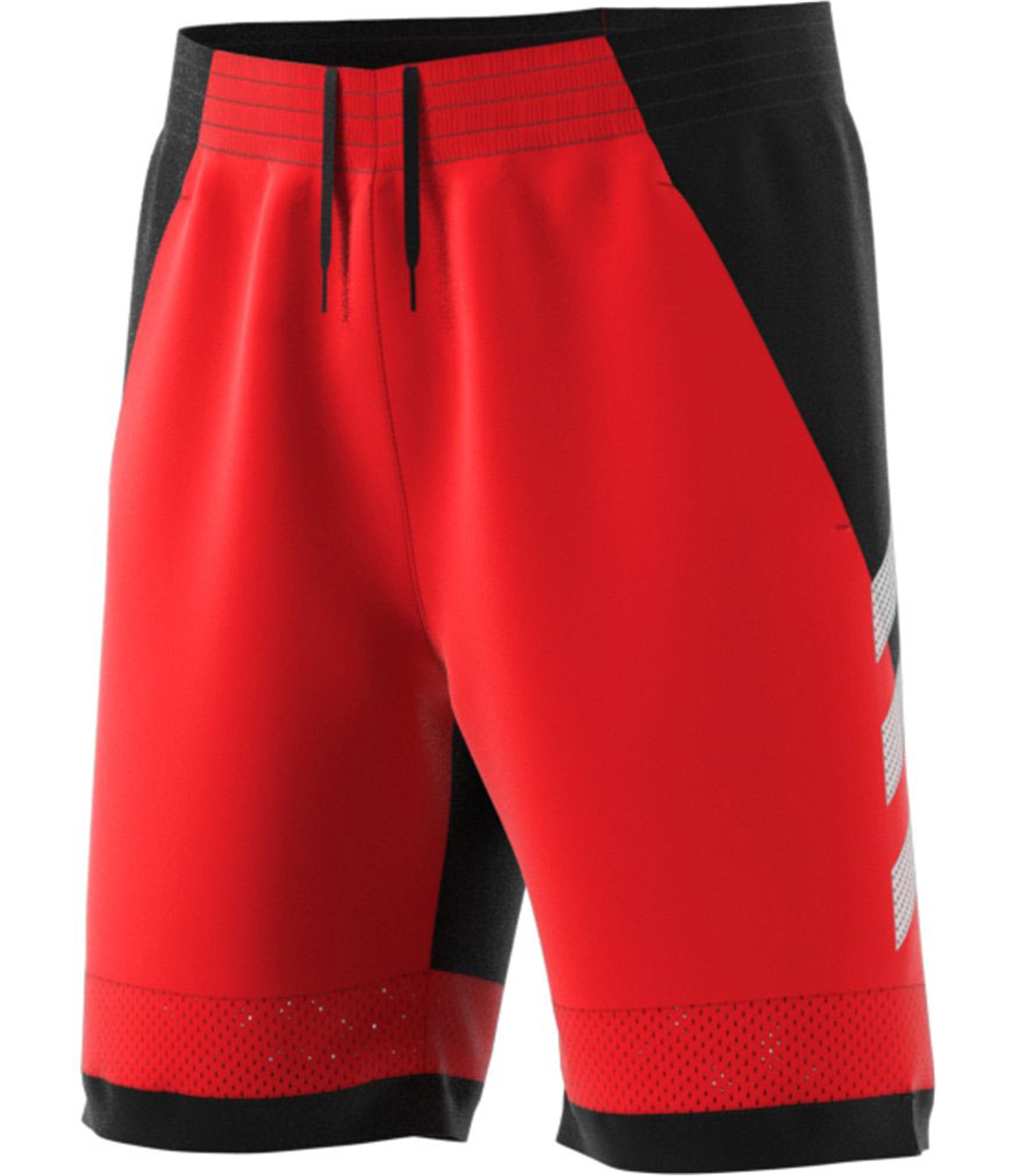 Red-black-Basketball-Polyester-shorts