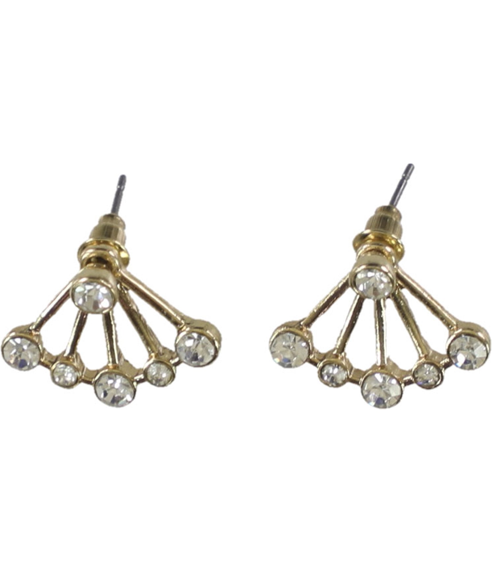 Golden-rhinestone-earrings