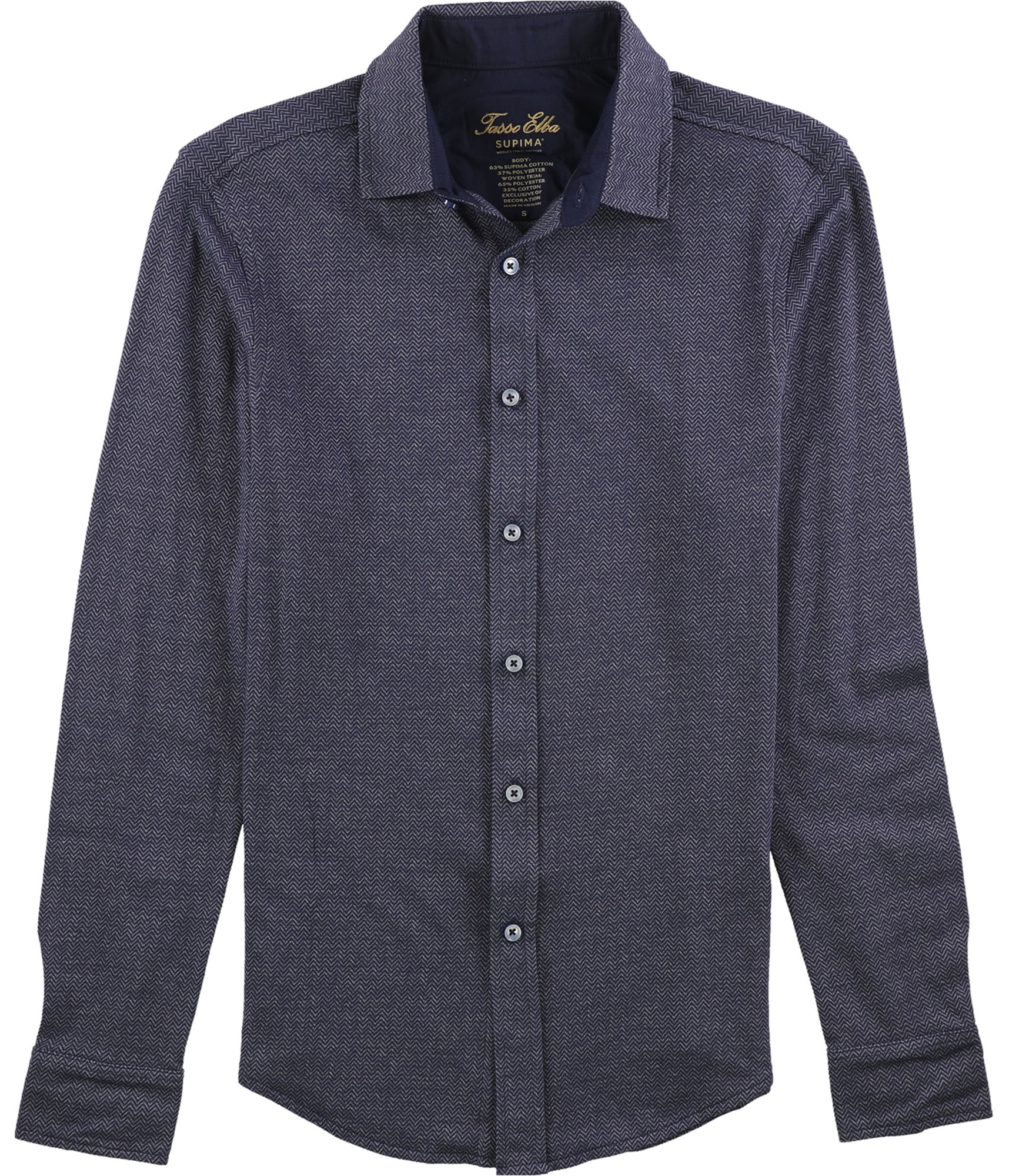 Solid-button-up-shirt-for-men