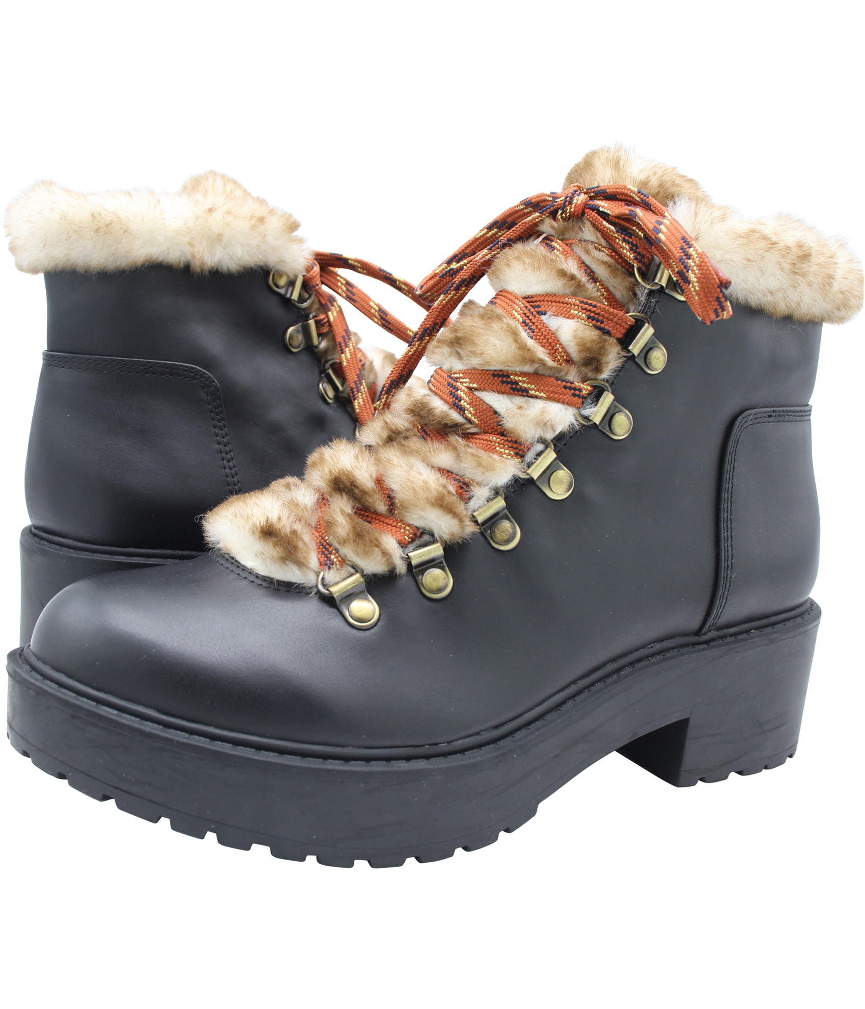 faux-fur-combat-boots-for-women