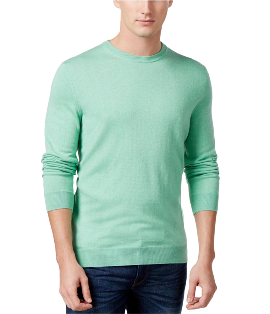 man-wearing-green-jersey-pullover-sweater