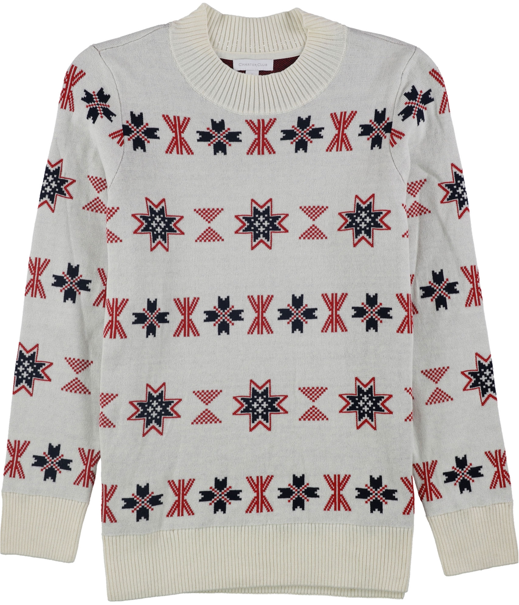 Mock-turtleneck-knit-sweater