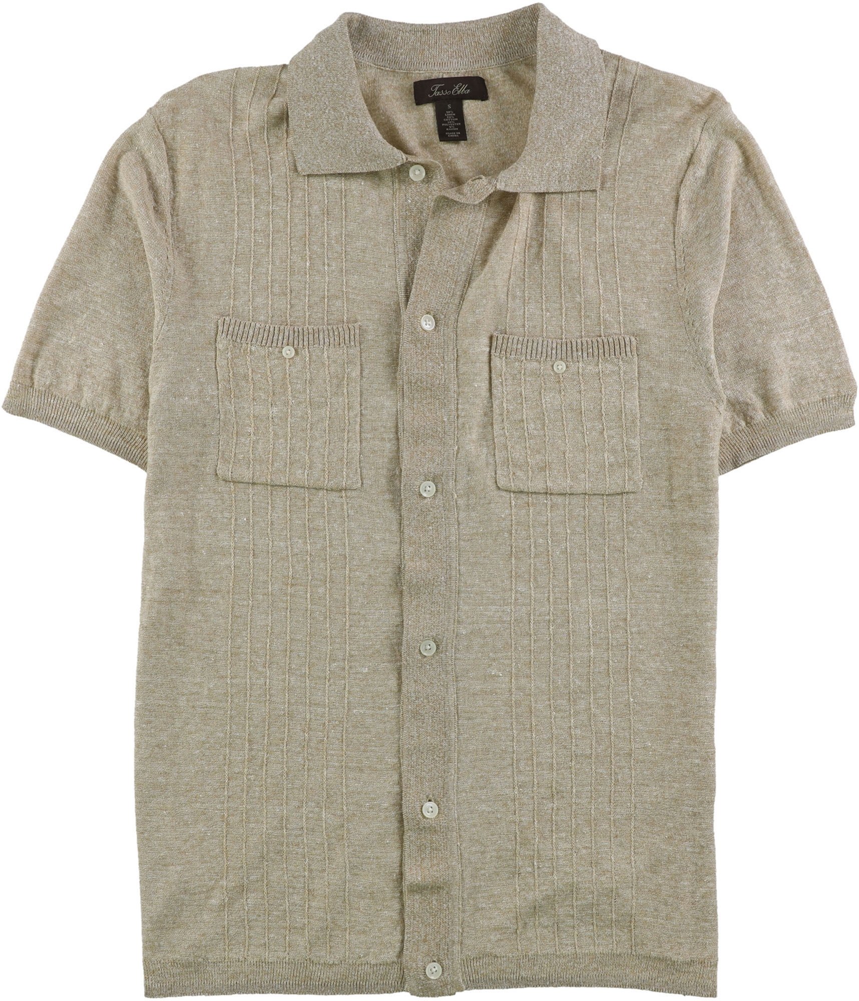 Knit-button-up-shirt-for-men