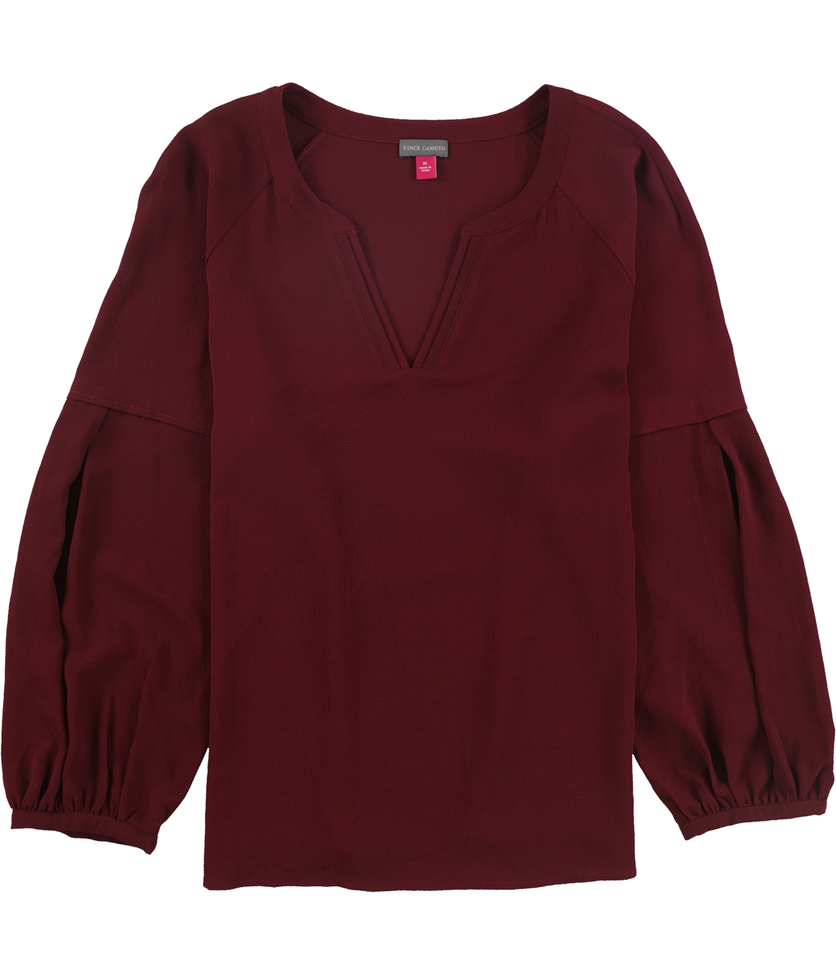 Bubble-sleeve-pullover-blouse