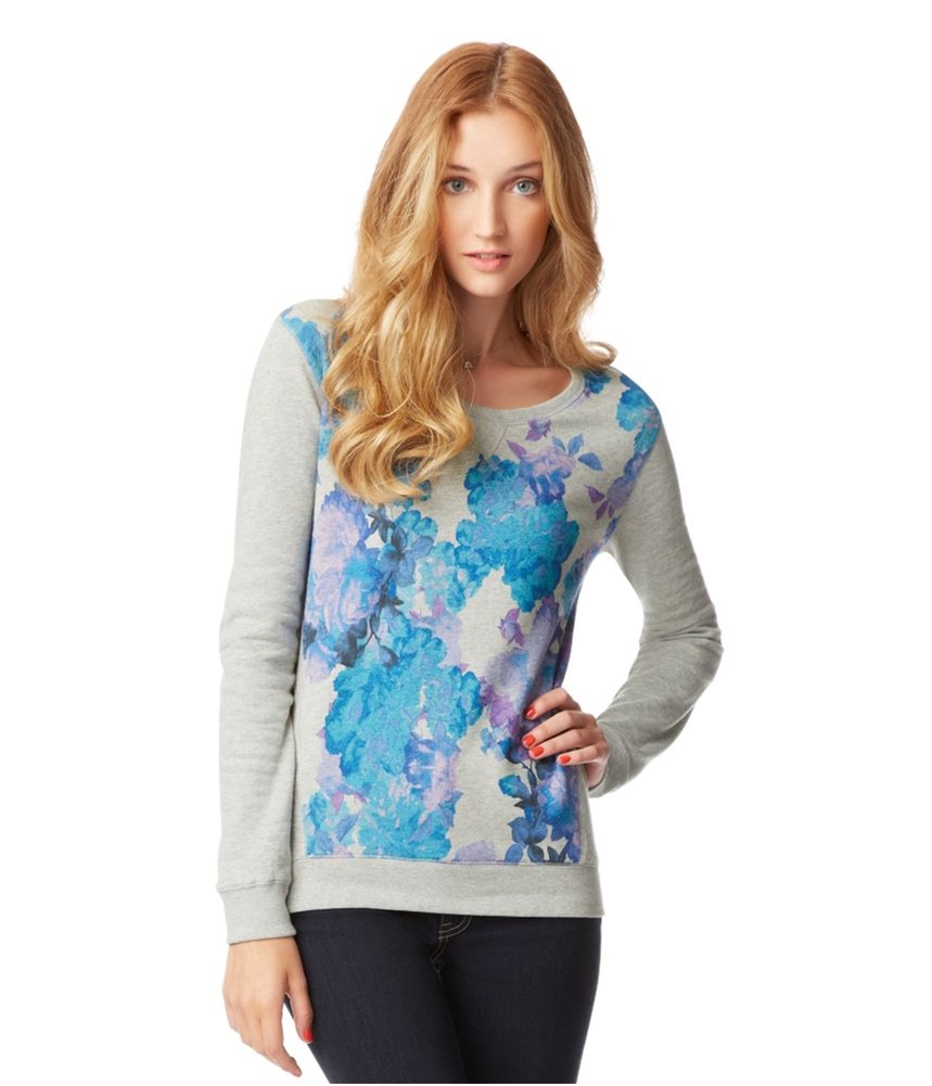 woman-wearing-floral-sweatshirt