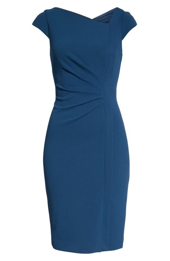 Scuba Jersey Sheath Dress