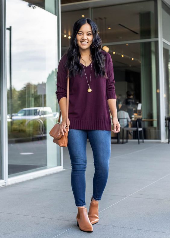 The Sweater and Skinny Jeans Outfit