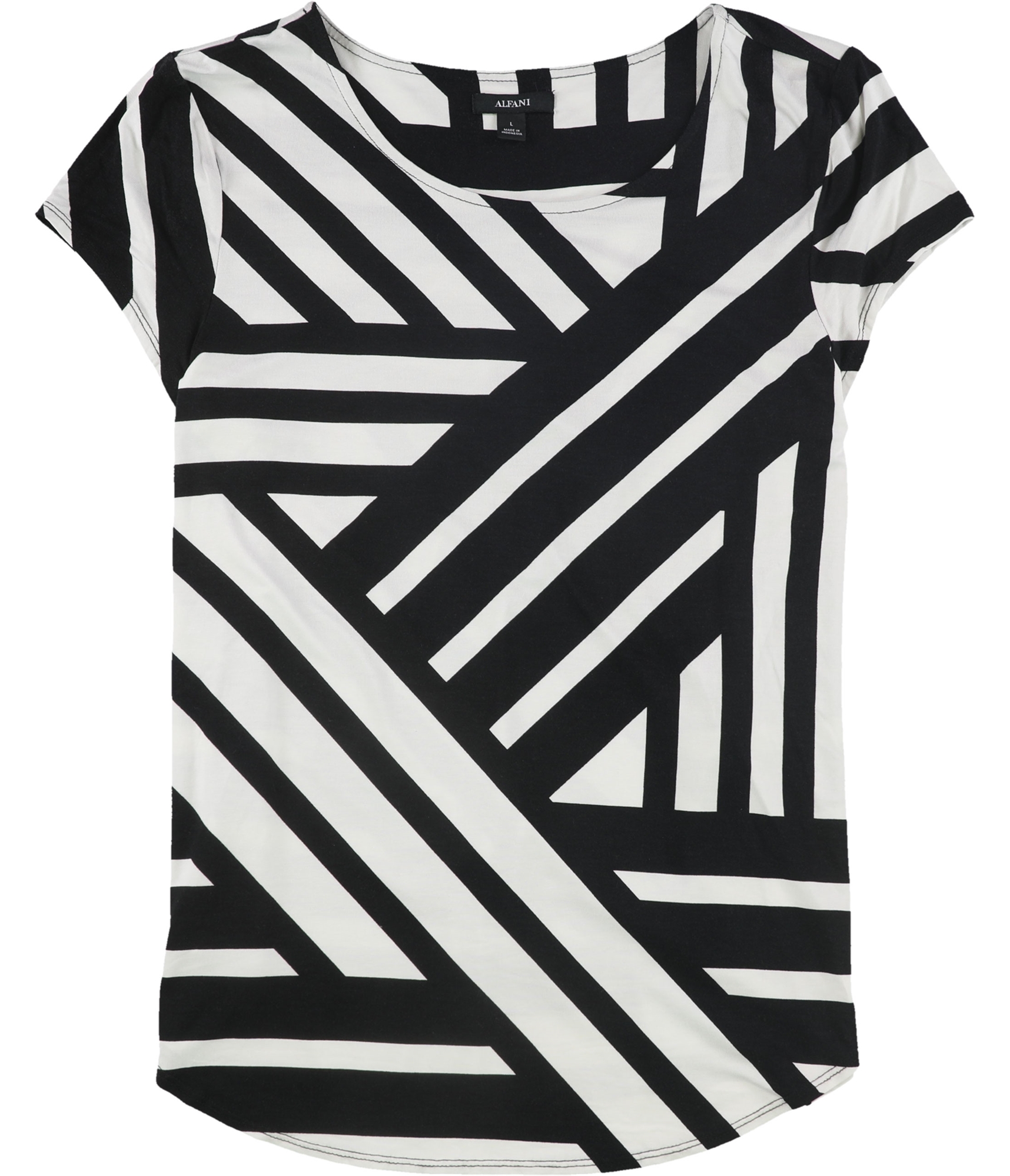 striped-graphic-tee-for-women