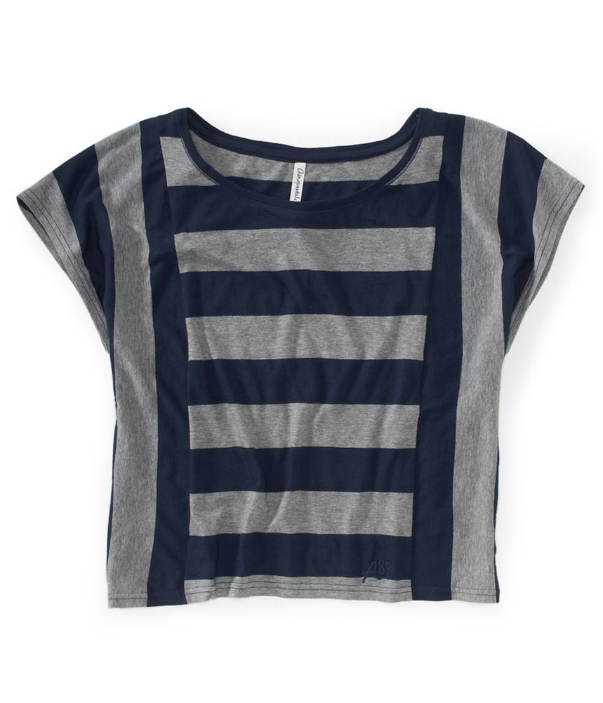 Striped-graphic-tee-for-women