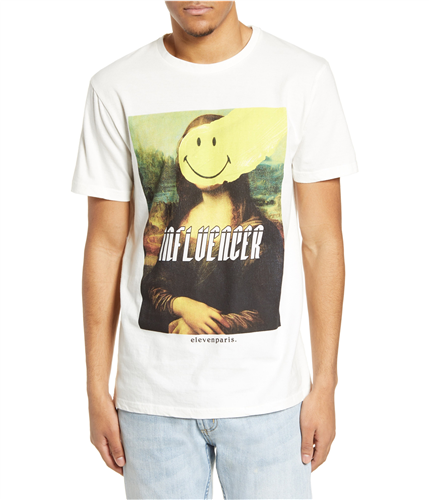 Elevenparis Mona Lisa Smiley Graphic T-Shirt