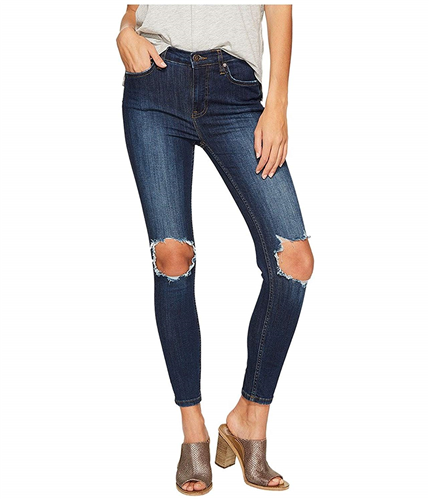 Free People Busted Knee Skinny Fit Jeans