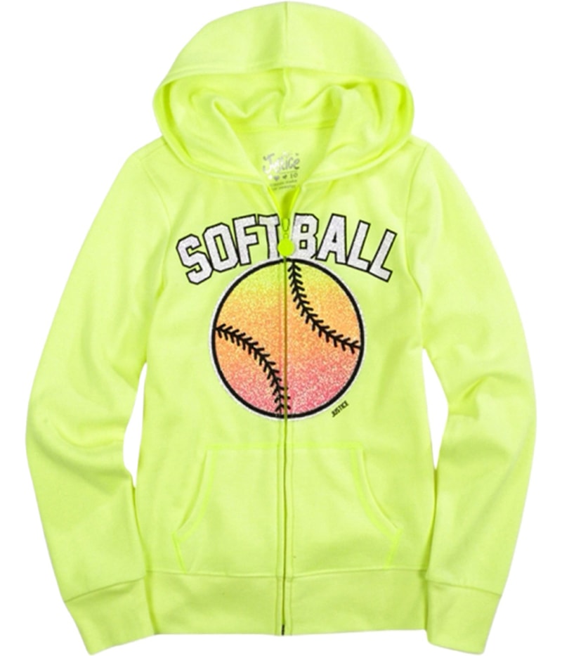 Justice Girls Glitter Sport Hoodie Sweatshirt