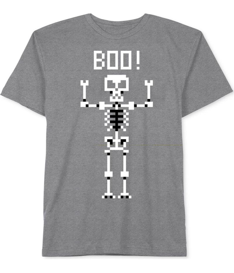 Jem Boys BOO! Graphic T-Shirt in Heather Gray