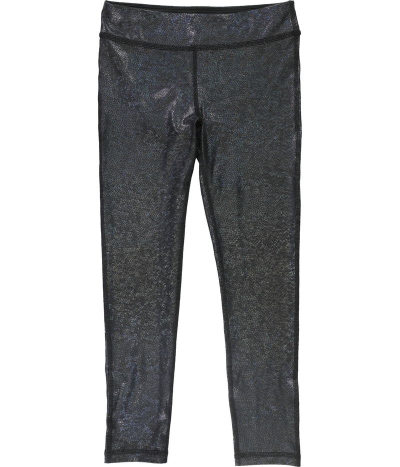 Ideology Girls Crackle Tapered Leggings Casual Pants in Black