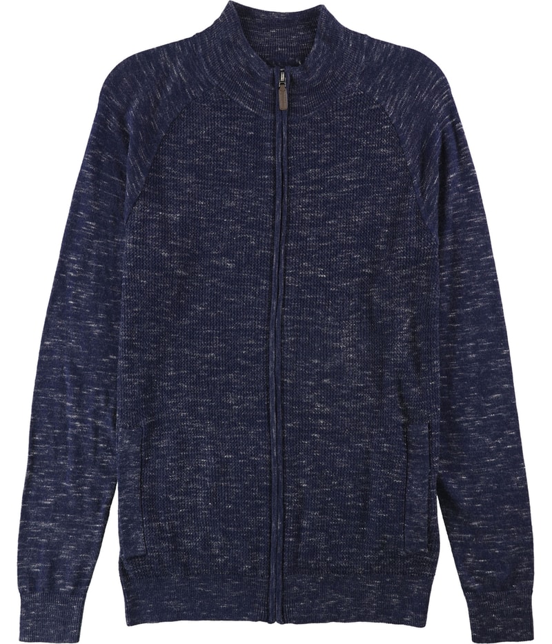 Club Room Mens Textured Cardigan Sweater