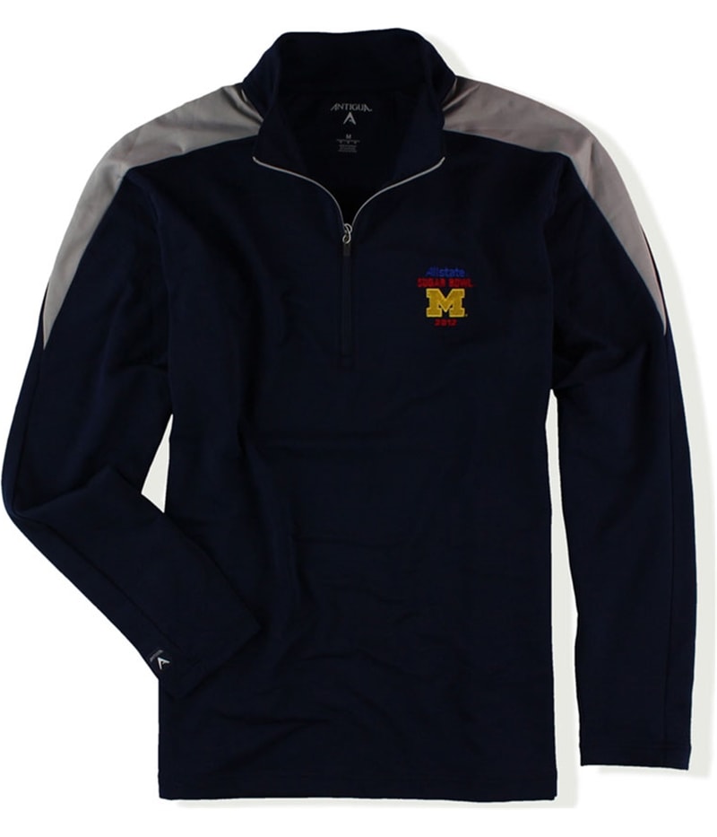 Antigua Mens 2012 Sugar Bowl Ltwt Track Jacket Sweatshirt in Blue