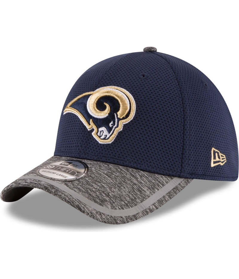 New Era Mens LA Rams Training Baseball Cap in Navy