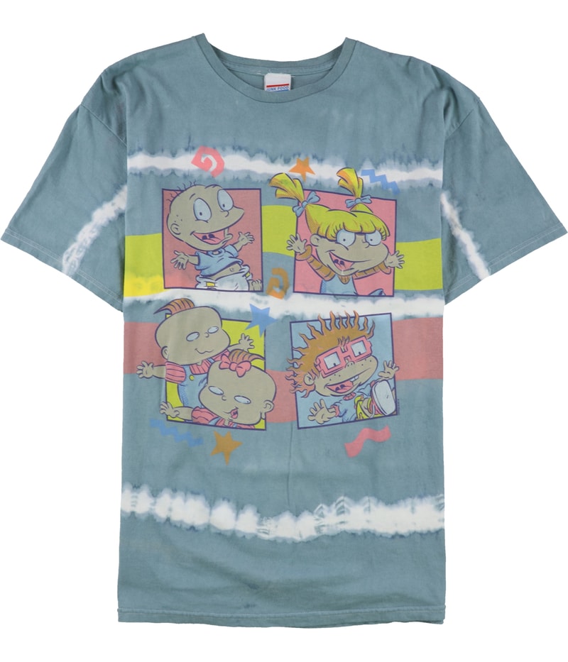 Junk Food Mens Rugrats Tie Dye Graphic T-Shirt