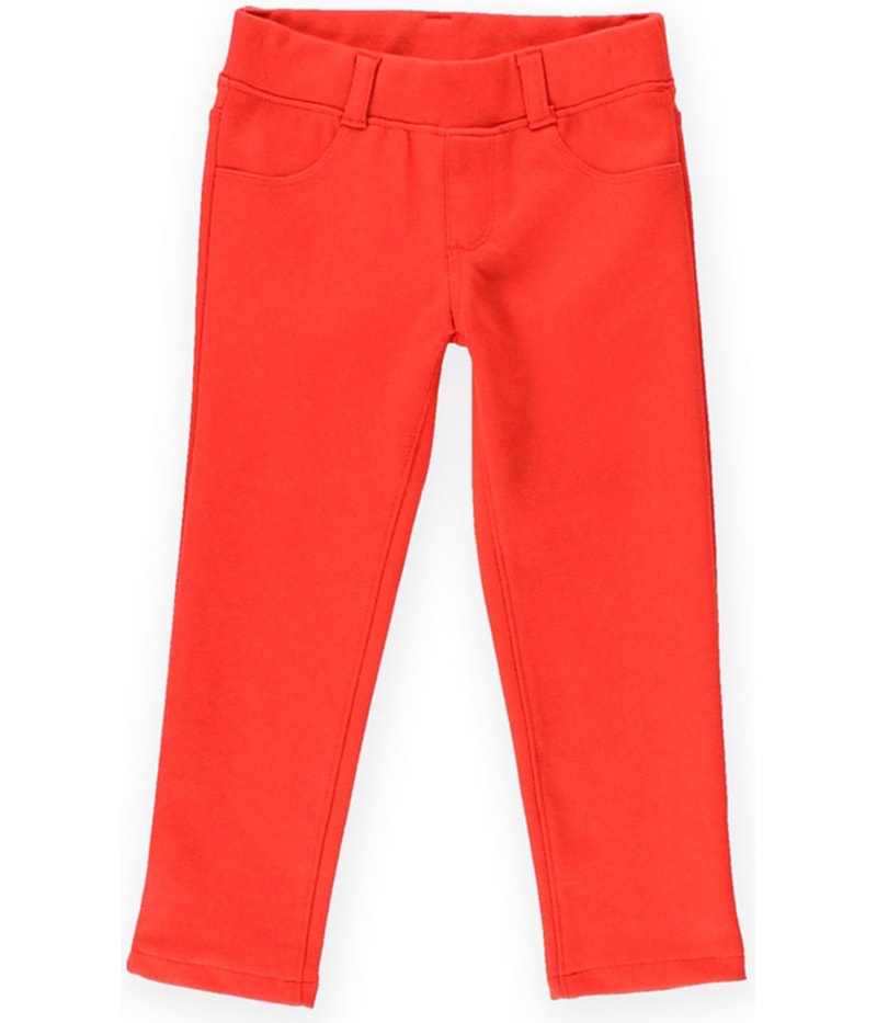 Gymboree Girls Solid Tapered Leggings Casual Pants in Red