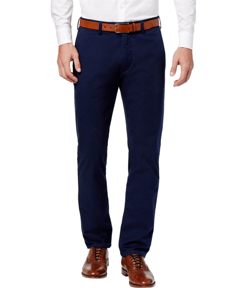 Daniel Hechter Mens Khakis Straight Leg Relaxed Chino Casual Pants