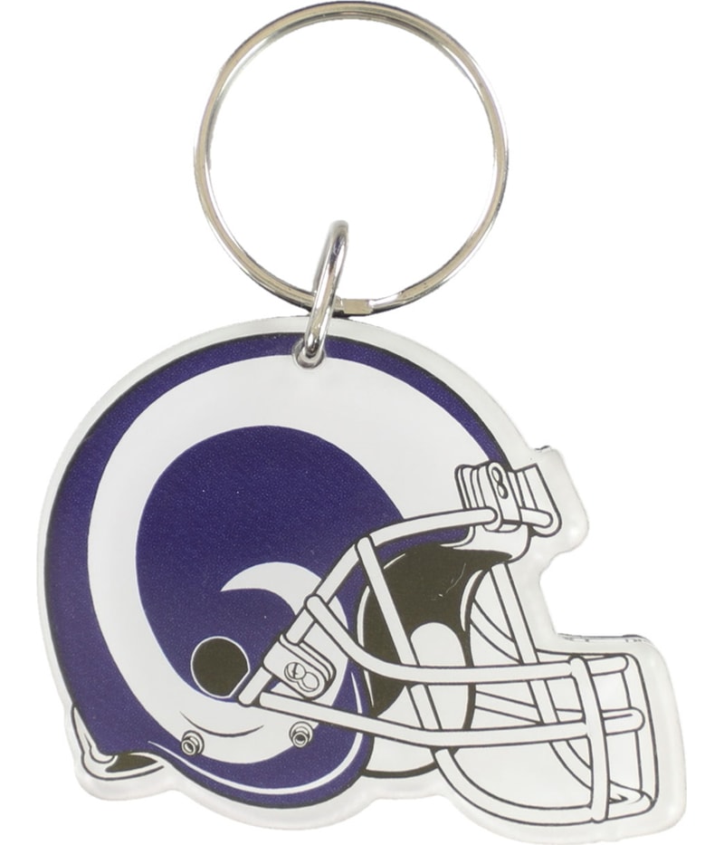 WinCraft Unisex LA Rams Helmet Key Chain Souvenir in Blue and White