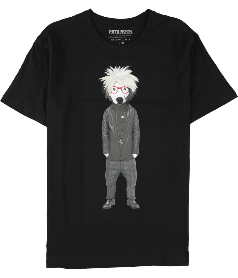 Elevenparis Mens Soup Graphic T-Shirt in Black
